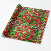 ~ Meerkleurige kerstcadeaus ~ Cadeaupapier (Uitgerold)