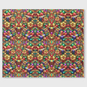 ~ Meerkleurige kerstcadeaus ~ Cadeaupapier (Vlak)