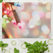 Meerkleurige kerstkeuken met twinkle theedoek (Gevouwen)