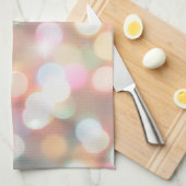 Meerkleurige kerstkeuken met twinkle theedoek (Quarter Fold)