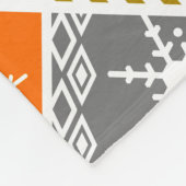 Meerkleurige Kerstmis Fleece Deken (Hoek)