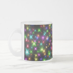 Meerkleurige Kerstster Stralen-57191 Matglas Koffiemok