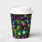 Meerkleurige Kerstster Stralen-57191 Papieren Bekers (Rechts)