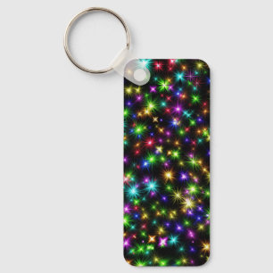 Meerkleurige Kerstster Stralen-57191 Sleutelhanger