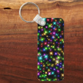 Meerkleurige Kerstster Stralen-57191 Sleutelhanger (Voorkant)
