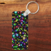 Meerkleurige Kerstster Stralen-57191 Sleutelhanger (Achterkant)