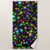 Meerkleurige Kerstster Stralen-57191 Strandlaken (Voorkant)