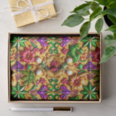 ~ Meerkleurige kerstverpakking ~ Tissuepapier (Geschenk)