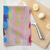 meerkleurige keukenhanddoek (Quarter Fold)