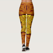 Meerkleurige klassieke textuur "Ratti_Creative_Art Leggings (Achterkant)