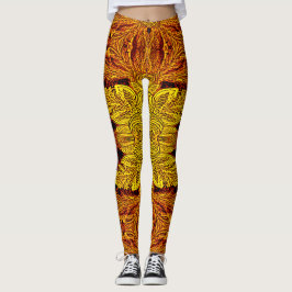 Meerkleurige klassieke textuur "Ratti_Creative_Art Leggings
