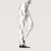 Meerkleurige konijnenkonijn leggings (Rechts)