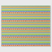 Meerkleurige Koreaanse vlag Art Print Cadeaupapier (Vlak)