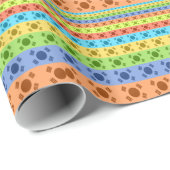 Meerkleurige Koreaanse vlag Art Print Cadeaupapier (Rol Hoek)