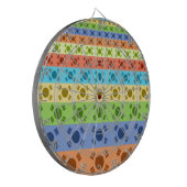 Meerkleurige Koreaanse vlag Art Print Dartbord (Voorkant Links)