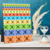 Meerkleurige Koreaanse vlag Art Print Fotoplaat (Zijkant)