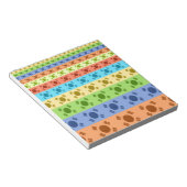 Meerkleurige Koreaanse vlag Art Print Notitieblok (Schuin)