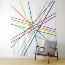 Meerkleurige kruisende lijnen