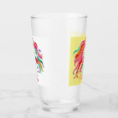 Meerkleurige, langharige godin Thunder_Cove Glas (Links)
