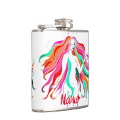 Meerkleurige, langharige godin Thunder_Cove Heupfles (Rechts)