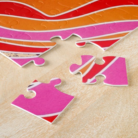 Meerkleurige, langharige godin Thunder_Cove Legpuzzel (Zijkant)