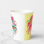 Meerkleurige, langharige godin Thunder_Cove Papieren Bekers (Links)
