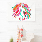 Meerkleurige, langharige godin Thunder_Cove Spandoek (Insitu)