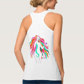 Meerkleurige, langharige godin Thunder_Cove Tanktop (Achterkant)