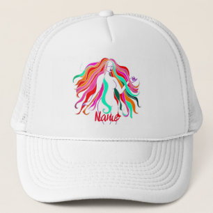 Meerkleurige, langharige godin Thunder_Cove Trucker Pet