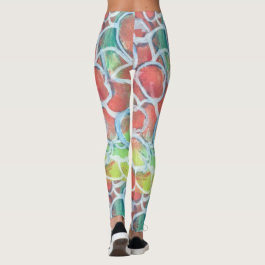 Meerkleurige Leggings (Achterkant)