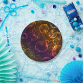 Meerkleurige lenzen papieren bordje (Feest)