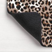 Meerkleurige Leopard Print Mousepad Muismat (Hoek)