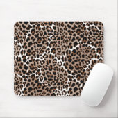 Meerkleurige Leopard Print Mousepad Muismat (Met muis)