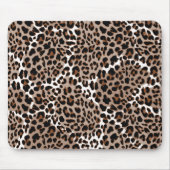 Meerkleurige Leopard Print Mousepad Muismat (Voorkant)