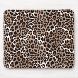 Meerkleurige Leopard Print Mousepad Muismat