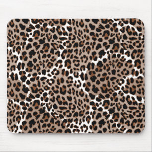 Meerkleurige Leopard Print Mousepad Muismat