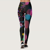 Meerkleurige lichten leggings (Achterkant)