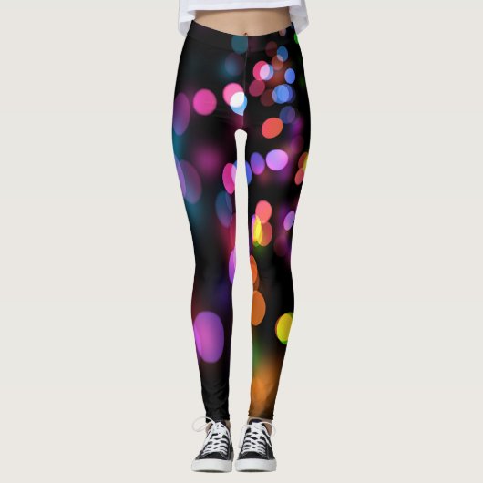 Meerkleurige lichten leggings (Voorkant)