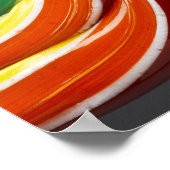 Meerkleurige lolly poster (Hoek)