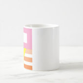 Meerkleurige "LOVE" koffie-mok Koffiemok (Center)