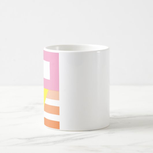 Meerkleurige "LOVE" koffie-mok Koffiemok (Center)