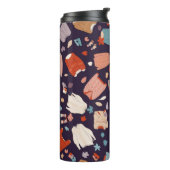 Meerkleurige, luie trui, warm, herfst, winter. thermosbeker (Gedraaid links)