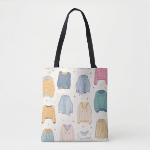 Meerkleurige, luie zweet, warme herfstwinter Se Tote Bag