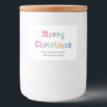 Meerkleurige Merry Christmas Food Container Labels Voedselcontainer Etiket<br><div class="desc">Meerkleurige Merry Christmas Food Container Labels,  gelieve te personaliseren met behulp van de online personalisatie sjabloon zoals vereist,  alvorens enkele van deze  feestelijke labels te bestellen.</div>