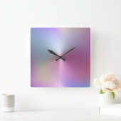 Meerkleurige metalen stijlacrylwandklok vierkante klok (Huis)