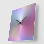 Meerkleurige metalen stijlacrylwandklok vierkante klok (Hoek)