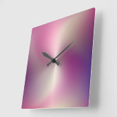 Meerkleurige metalen stijlacrylwandklok vierkante klok (Hoek)