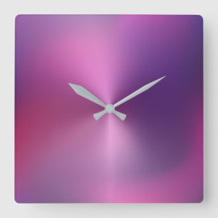 Meerkleurige metalen stijlacrylwandklok vierkante klok