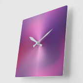 Meerkleurige metalen stijlacrylwandklok vierkante klok (Hoek)