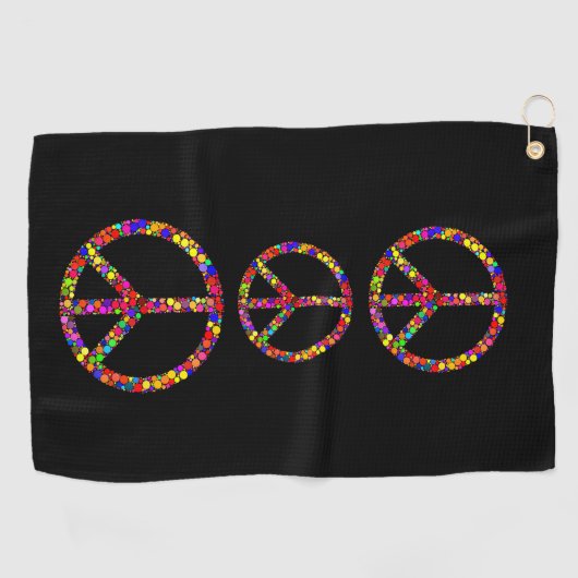 Meerkleurige mozaïekvreters, symbolen golfhanddoek (Horizontaal)